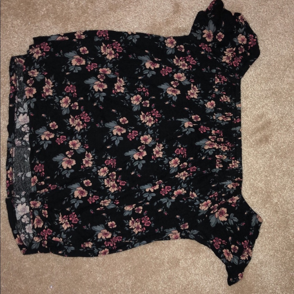 floral off the shoulder top